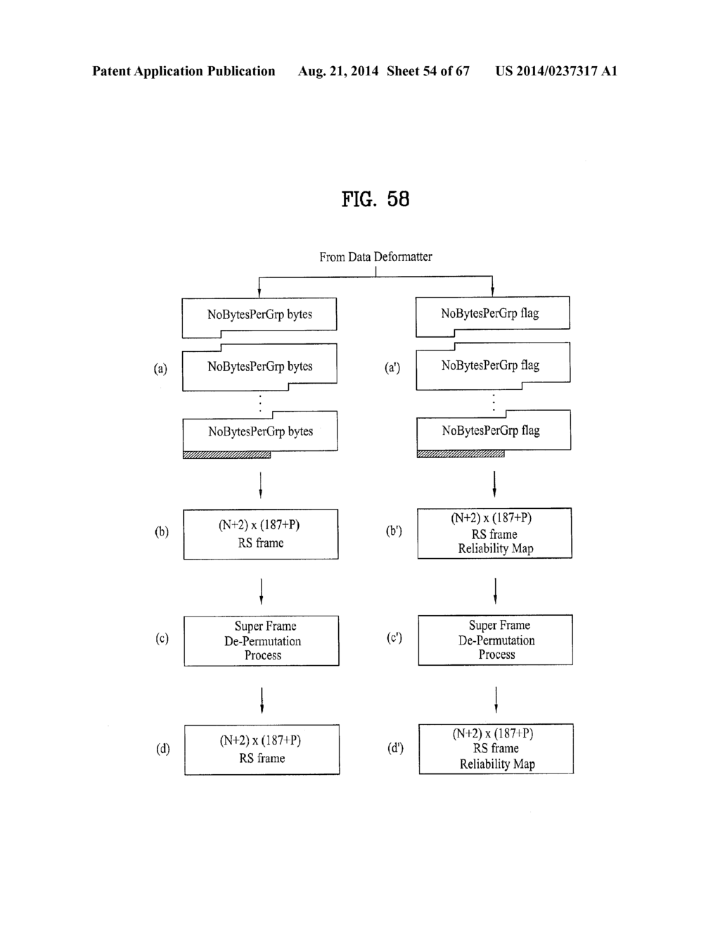 DIGITAL BROADCASTING SYSTEM AND METHOD OF PROCESSING DATA - diagram, schematic, and image 55