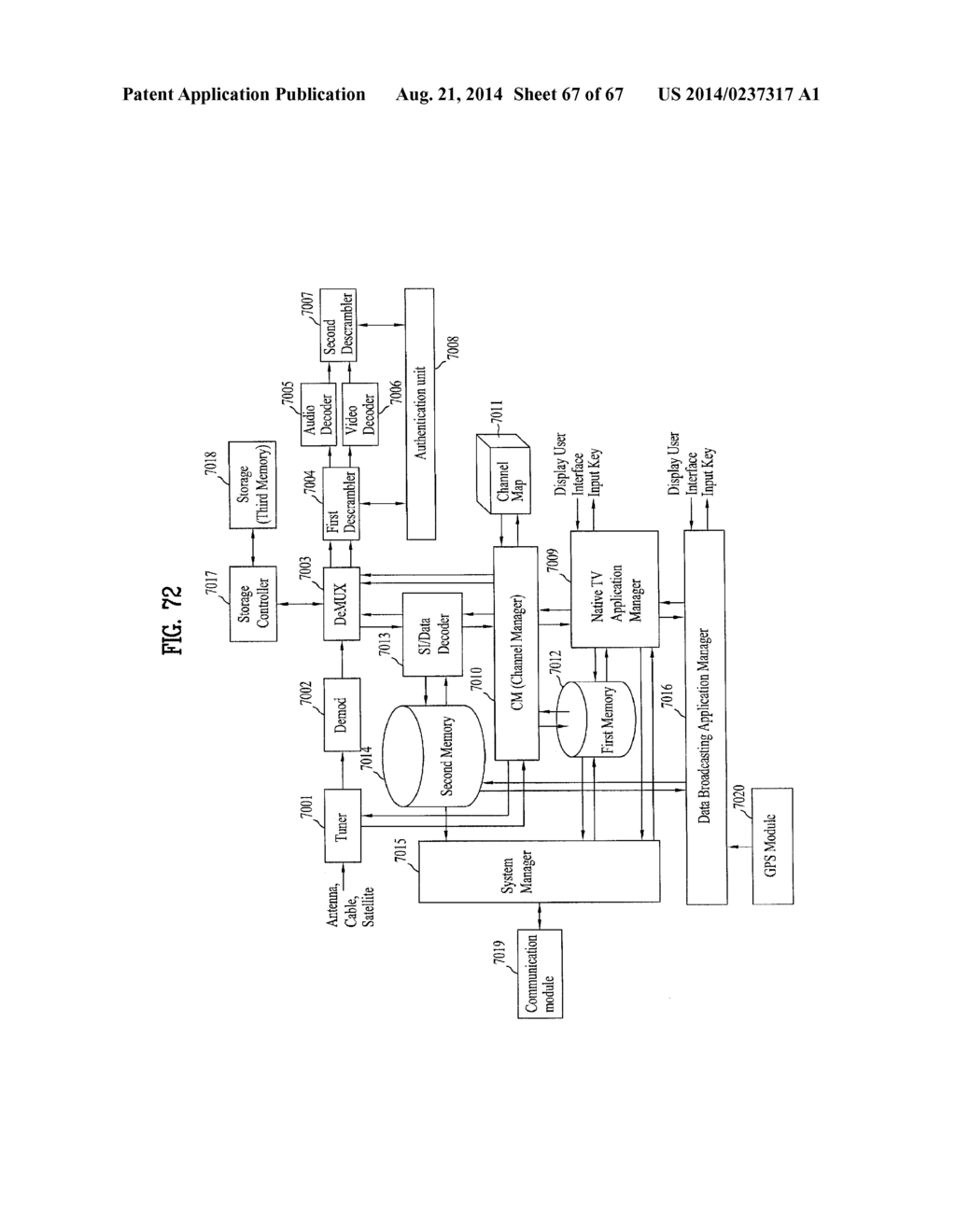 DIGITAL BROADCASTING SYSTEM AND METHOD OF PROCESSING DATA - diagram, schematic, and image 68