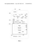 USER INTERFACES AND ASSOCIATED PROCESSES IN EMAIL COMMUNICATION diagram and image
