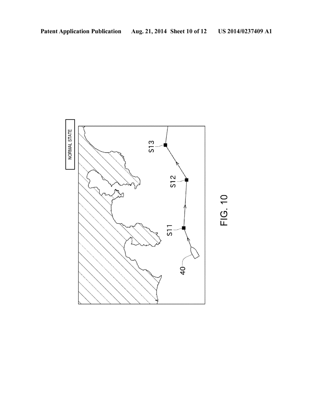 DEVICE HAVING TOUCH PANEL, RADAR APPARATUS, PLOTTER APPARATUS, SHIP     NETWORK SYSTEM, SYMBOL SPECIFYING METHOD AND SYMBOL SPECIFYING PROGRAM - diagram, schematic, and image 11