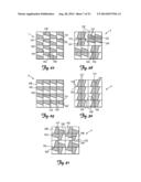 MULTI-TEXTURED OR PATTERNED EXPOSED SURFACE OF A LANDSCAPING BLOCK, WALL     BLOCK, PATIO BLOCK AND BLOCK SYSTEM diagram and image