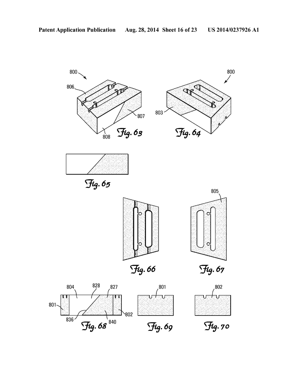 MULTI-TEXTURED OR PATTERNED EXPOSED SURFACE OF A LANDSCAPING BLOCK, WALL     BLOCK, PATIO BLOCK AND BLOCK SYSTEM - diagram, schematic, and image 17