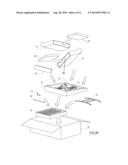 METHOD OF ASSEMBLING, DISSEMBLING AND SHIPPING A READY TO ASSEMBLE     RECLINER diagram and image