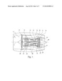 IMPINGEMENT-EFFUSION COOLED TILE OF A GAS-TURBINE COMBUSTION CHAMBER WITH     ELONGATED EFFUSION HOLES diagram and image