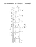 IMPINGEMENT-EFFUSION COOLED TILE OF A GAS-TURBINE COMBUSTION CHAMBER WITH     ELONGATED EFFUSION HOLES diagram and image