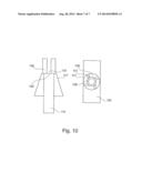 IMPINGEMENT-EFFUSION COOLED TILE OF A GAS-TURBINE COMBUSTION CHAMBER WITH     ELONGATED EFFUSION HOLES diagram and image