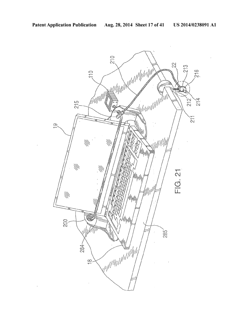 LOCKING ASSEMBLY FOR ELECTRONIC TABLET AND OTHER DEVICES - diagram, schematic, and image 18