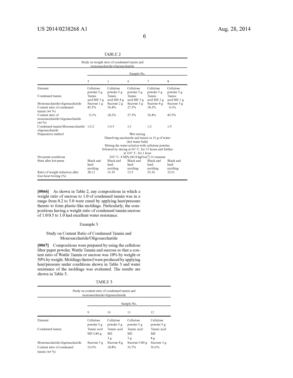 CONDENSED TANNIN-CONTAINING COMPOSITION TO BE CURED BY APPLYING     HEAT/PRESSURE THERETO - diagram, schematic, and image 07