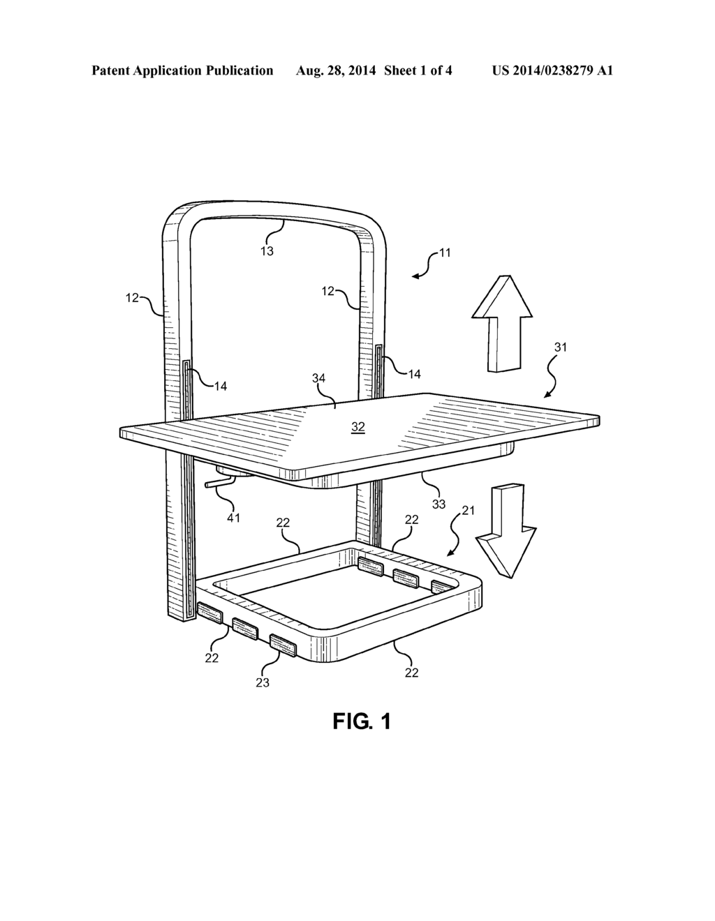 Height Adjustable Work Surface - diagram, schematic, and image 02