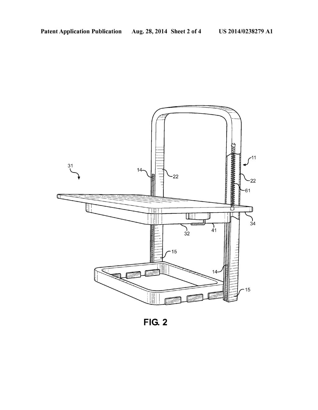 Height Adjustable Work Surface - diagram, schematic, and image 03