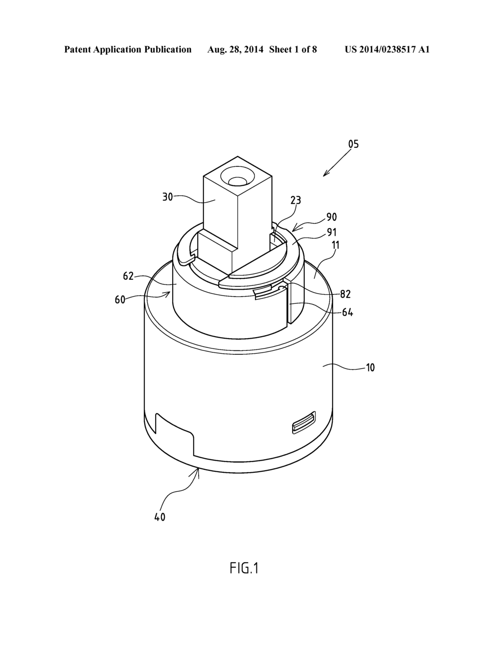 CERAMIC WATER CONTROL VALVE - diagram, schematic, and image 02