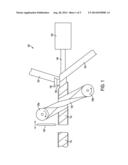 METHODS FOR MANUFACTURING A PAINT ROLLER AND COMPONENT PARTS THEREOF WITH     STRIPS OF COMPOUNDED MATERIAL diagram and image