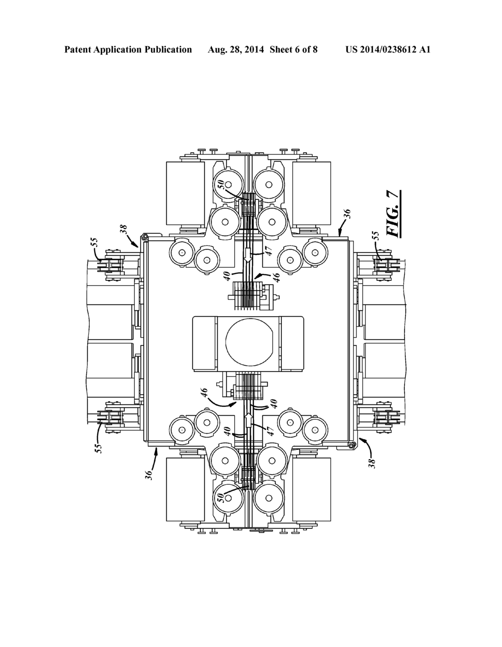 DEVICE FOR FABRICATING A COMPOSITE STRUCTURE - diagram, schematic, and image 07