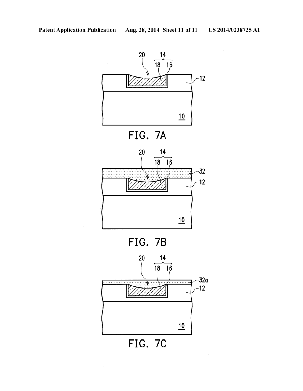 METHOD OF FLATTENING SURFACE OF CONDUCTIVE STRUCTURE AND CONDUCTIVE     STRUCTURE WITH FLATTENED SURFACE - diagram, schematic, and image 12