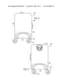 RETRACTABLE SPINNER WHEELS FOR A LUGGAGE CASE diagram and image