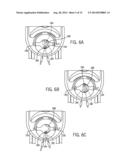 RETRACTABLE SPINNER WHEELS FOR A LUGGAGE CASE diagram and image