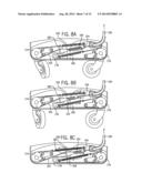 RETRACTABLE SPINNER WHEELS FOR A LUGGAGE CASE diagram and image