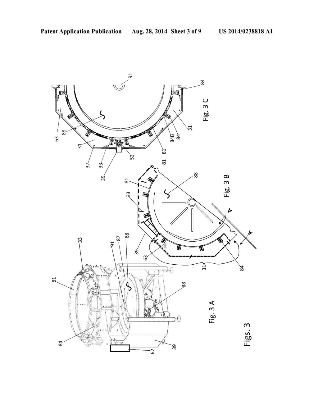 Centrifugal bowl parts feeder system with Segmented tooling sections - diagram, schematic, and image 04