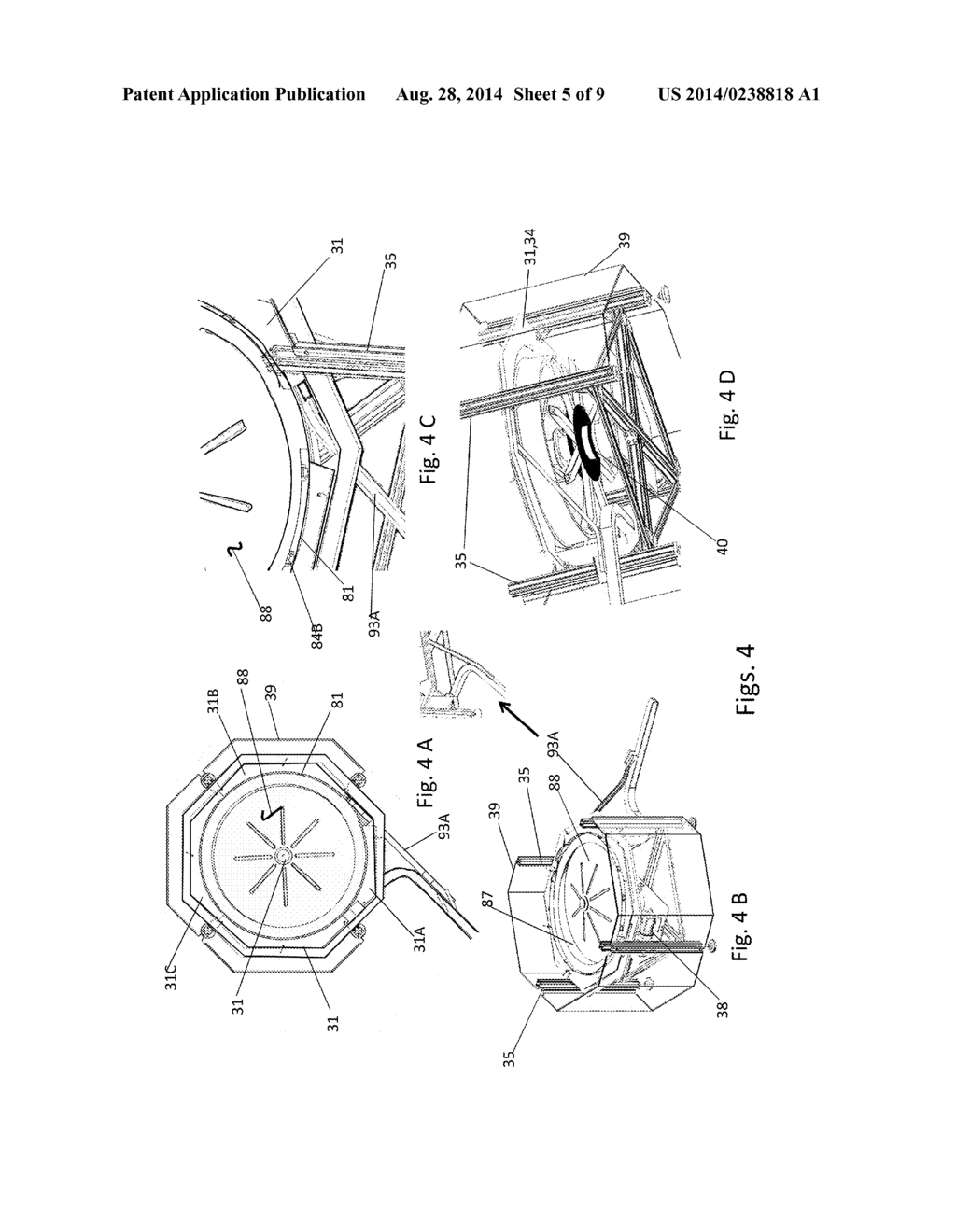 Centrifugal bowl parts feeder system with Segmented tooling sections - diagram, schematic, and image 06