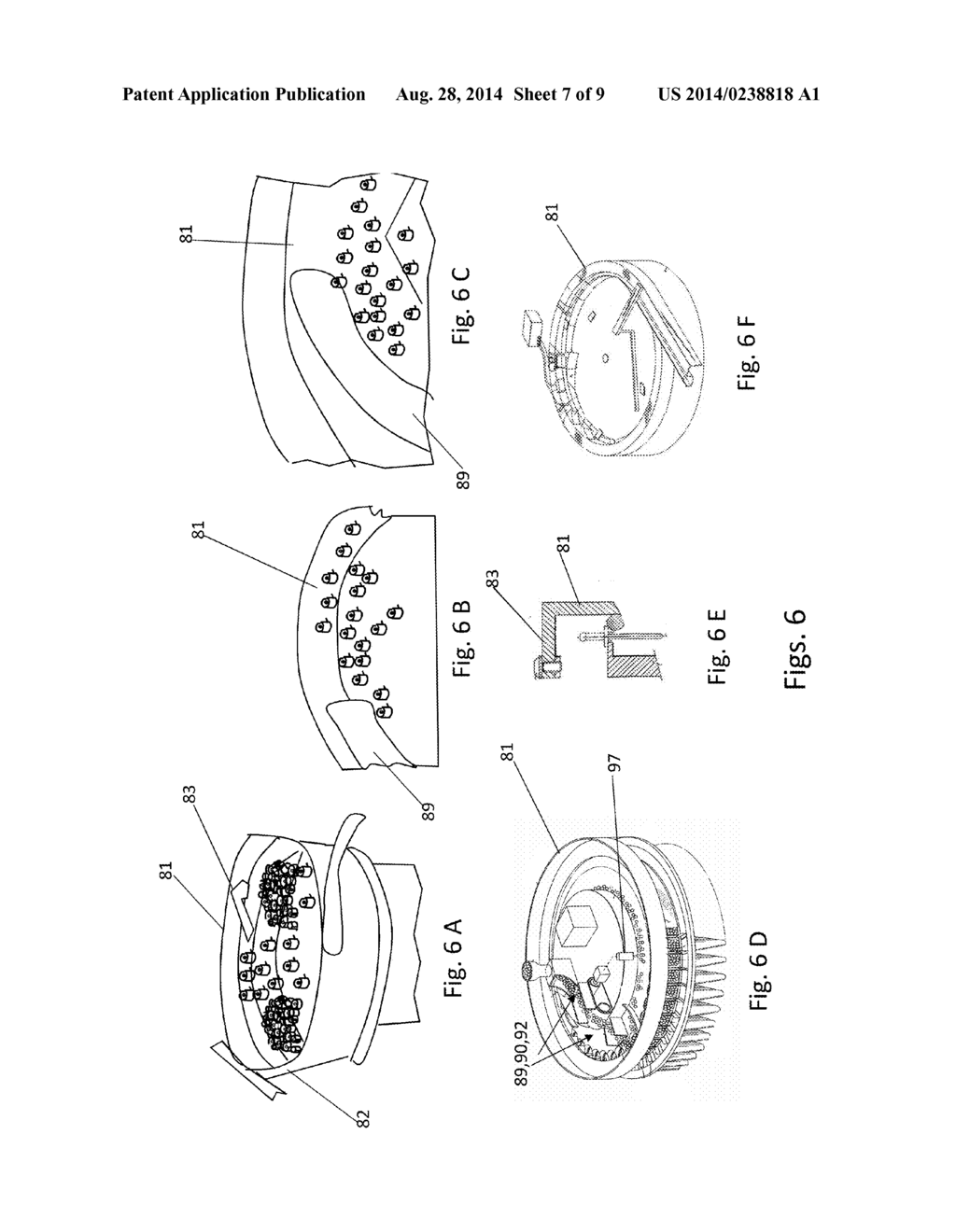 Centrifugal bowl parts feeder system with Segmented tooling sections - diagram, schematic, and image 08