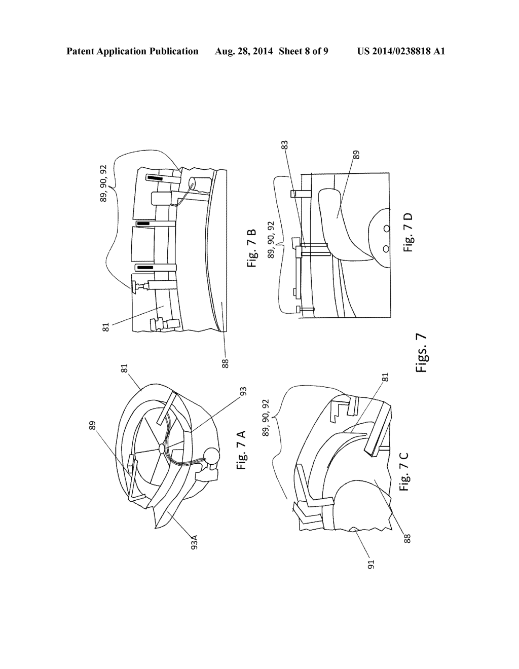 Centrifugal bowl parts feeder system with Segmented tooling sections - diagram, schematic, and image 09