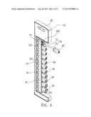 Burglarproof tool fitting holder device diagram and image