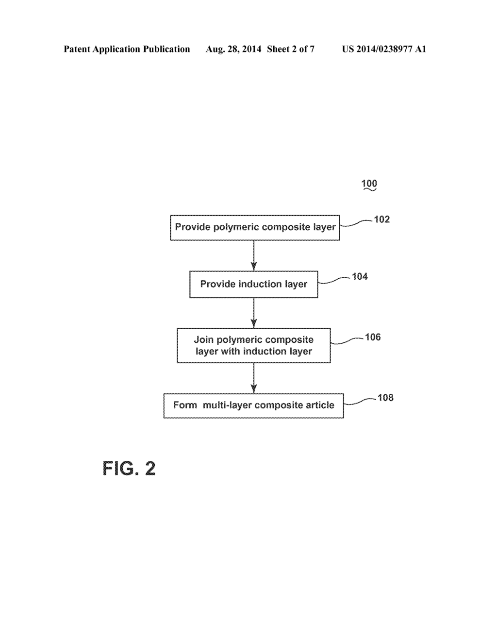 COMPOSITE ARTICLE WITH INDUCTION LAYER AND METHODS OF FORMING AND USE     THEREOF - diagram, schematic, and image 03