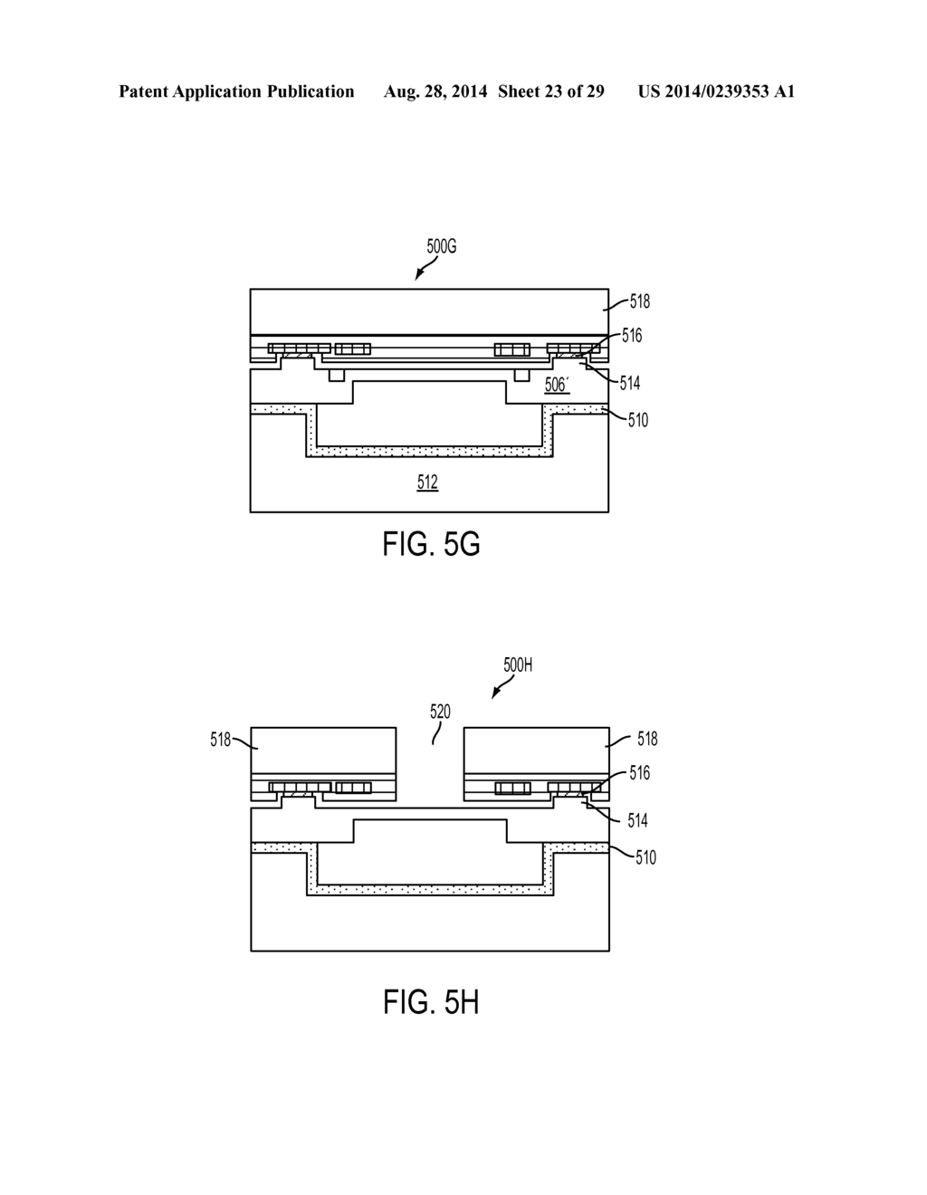 METHOD FOR MEMS STRUCTURE WITH DUAL-LEVEL STRUCTURAL LAYER AND ACOUSTIC     PORT - diagram, schematic, and image 24