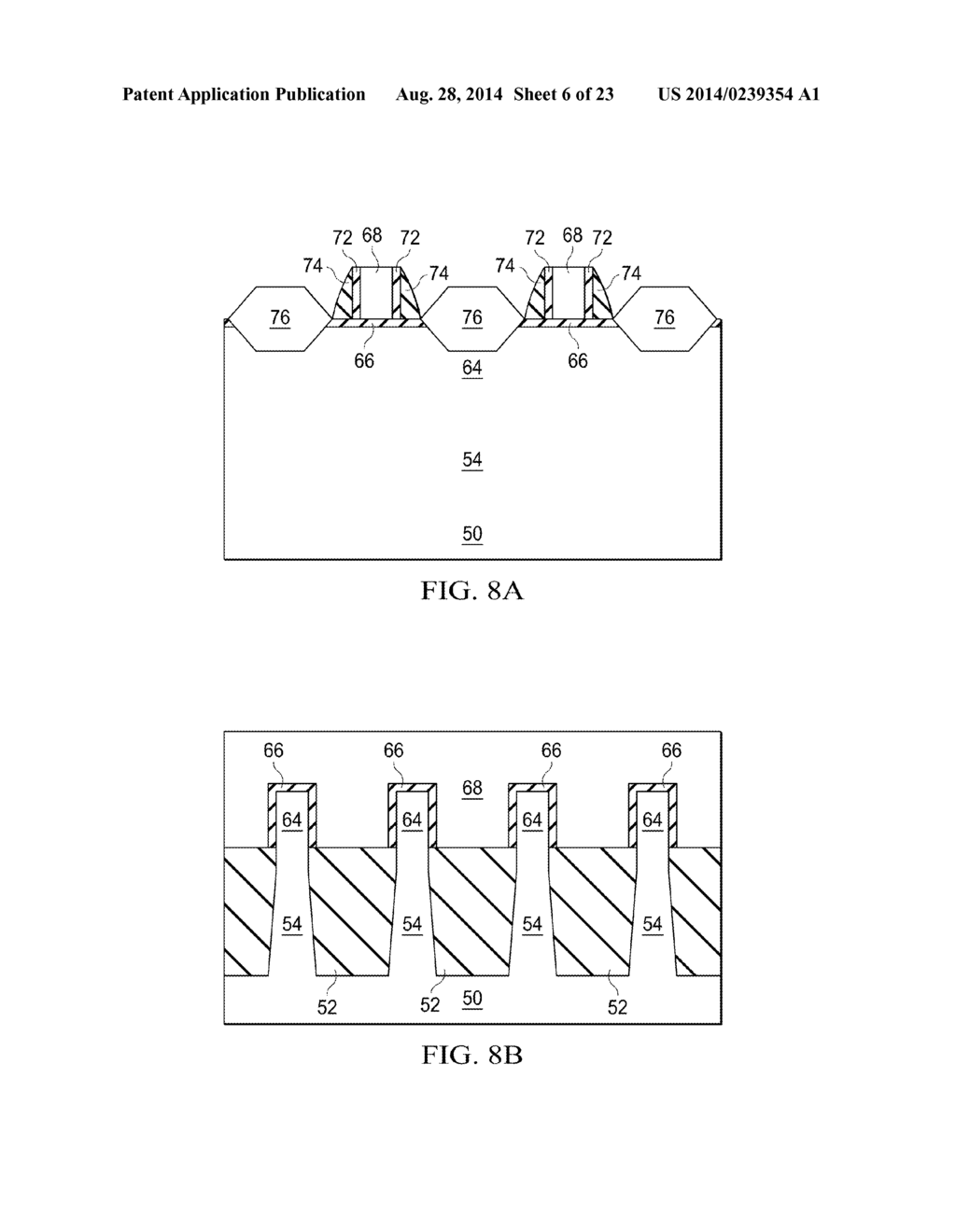 FinFETs and Methods for Forming the Same - diagram, schematic, and image 07