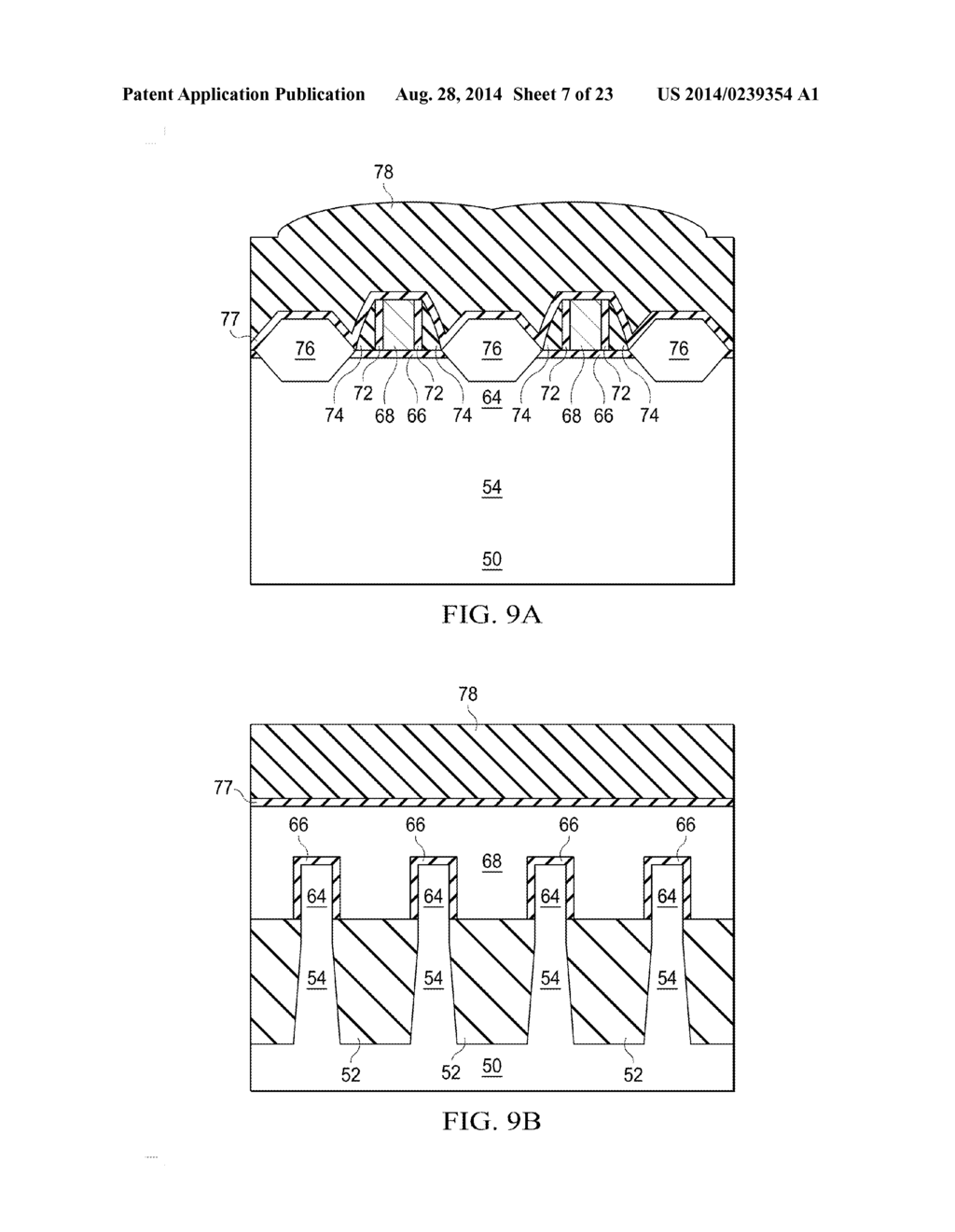 FinFETs and Methods for Forming the Same - diagram, schematic, and image 08