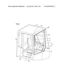 CAB FOR CONSTRUCTION MACHINE AND CONSTRUCTION MACHINE diagram and image