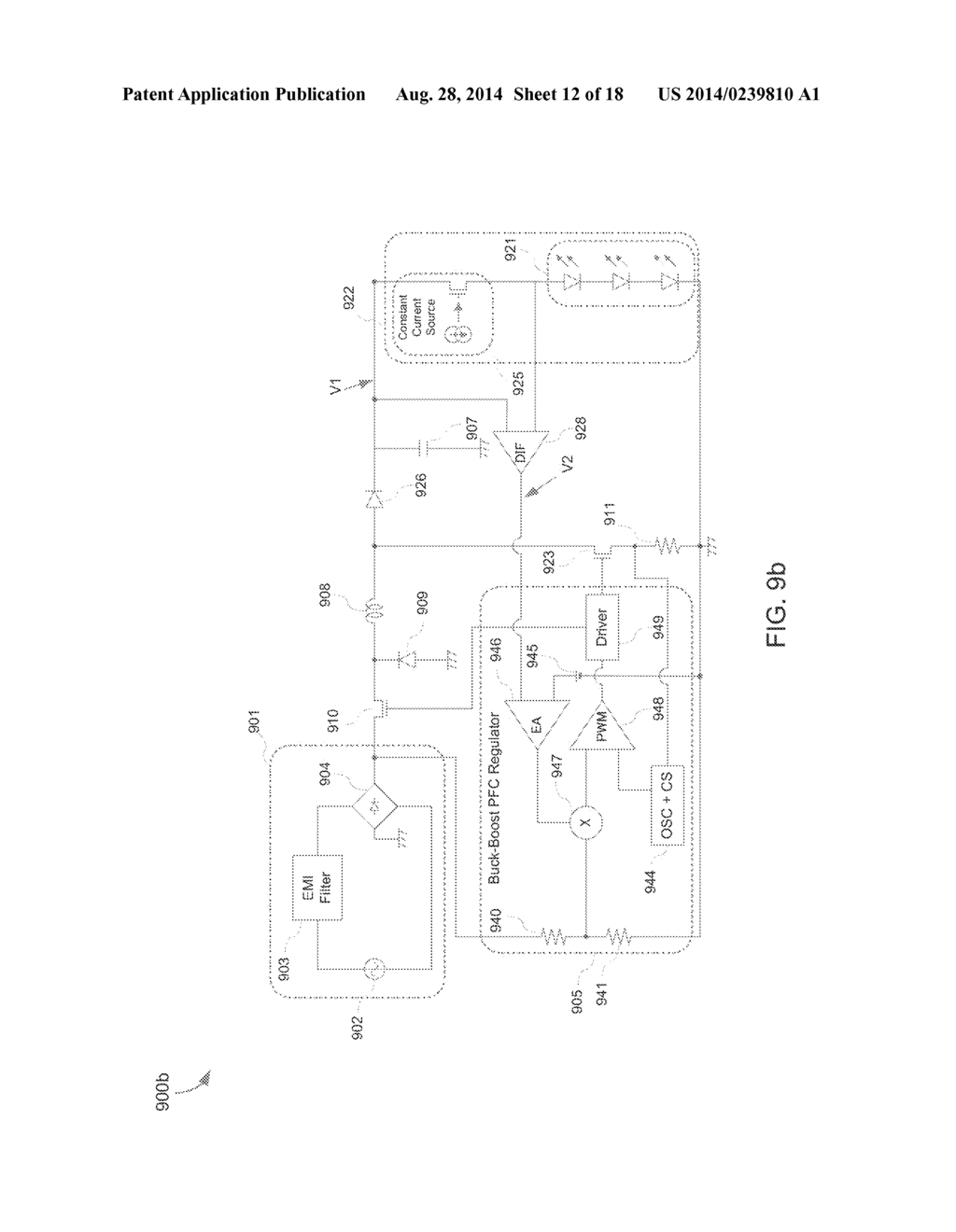 POWER FACTOR CORRECTION CONVERTER WITH CURRENT REGULATED OUTPUT - diagram, schematic, and image 13