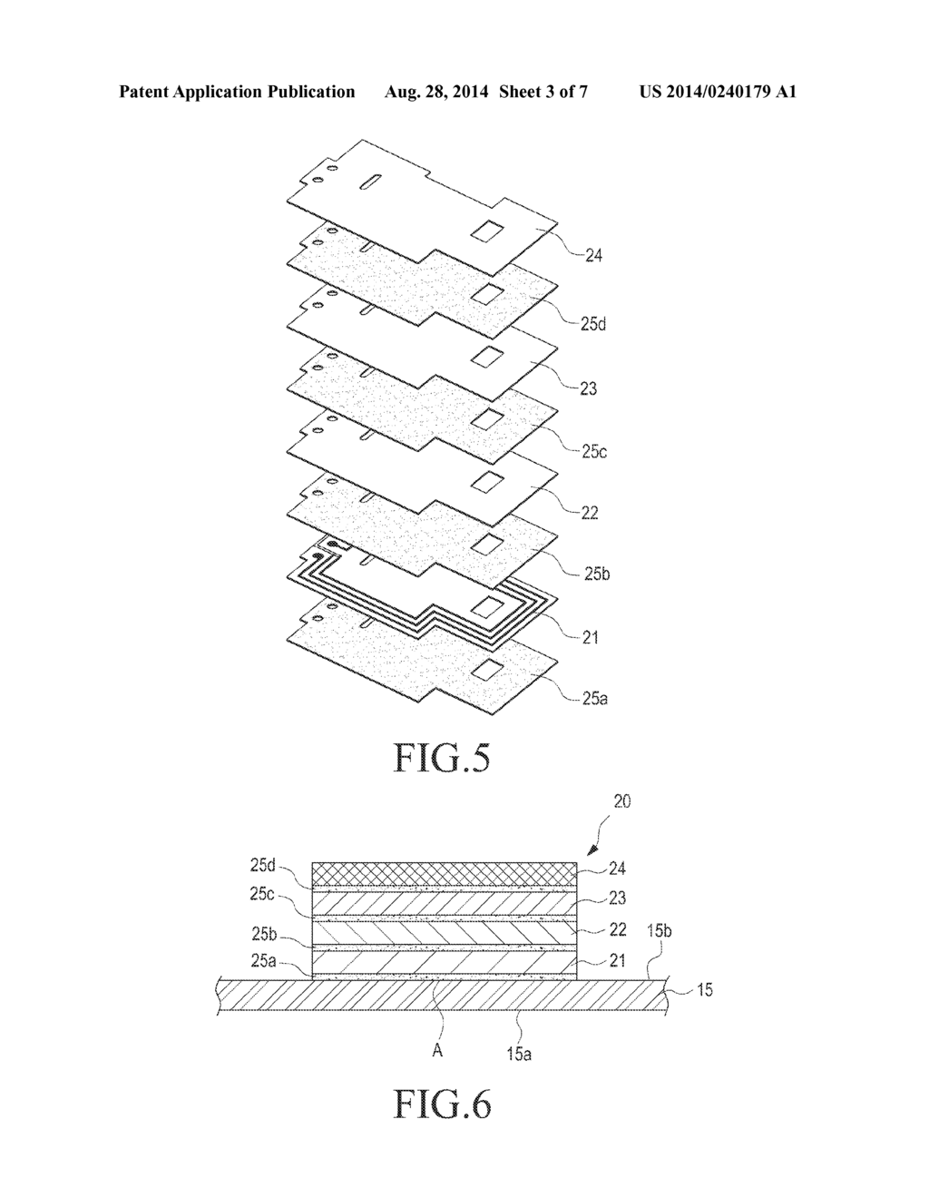 HEAT RADIATION ANTENNA DEVICE, PORTABLE TERMINAL AND BATTERY COVER     THEREWITH, AND METHOD FOR MANUFACTURING THE BATTERY COVER - diagram, schematic, and image 04