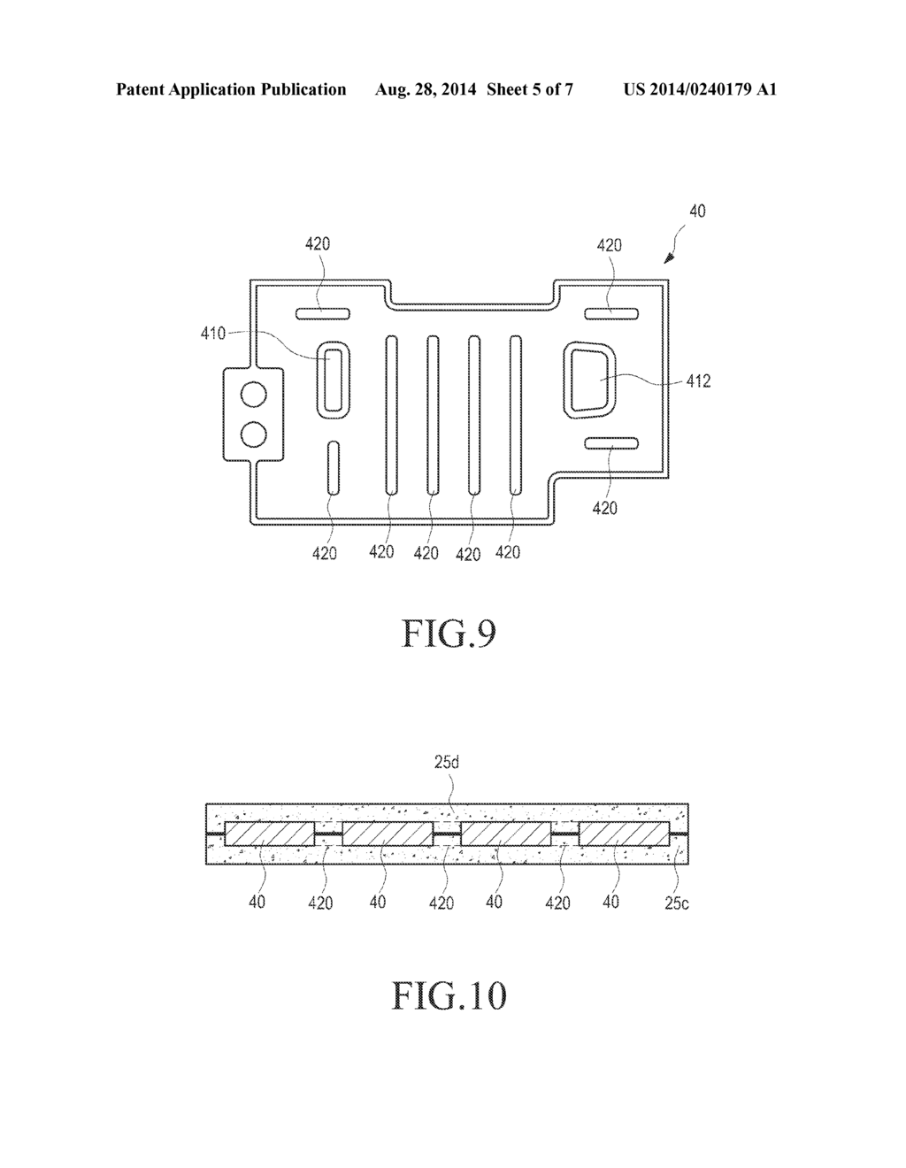 HEAT RADIATION ANTENNA DEVICE, PORTABLE TERMINAL AND BATTERY COVER     THEREWITH, AND METHOD FOR MANUFACTURING THE BATTERY COVER - diagram, schematic, and image 06