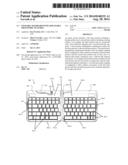 FOLDABLE KEYBOARD WITH ADJUSTABLE ERGONOMIC FEATURES diagram and image