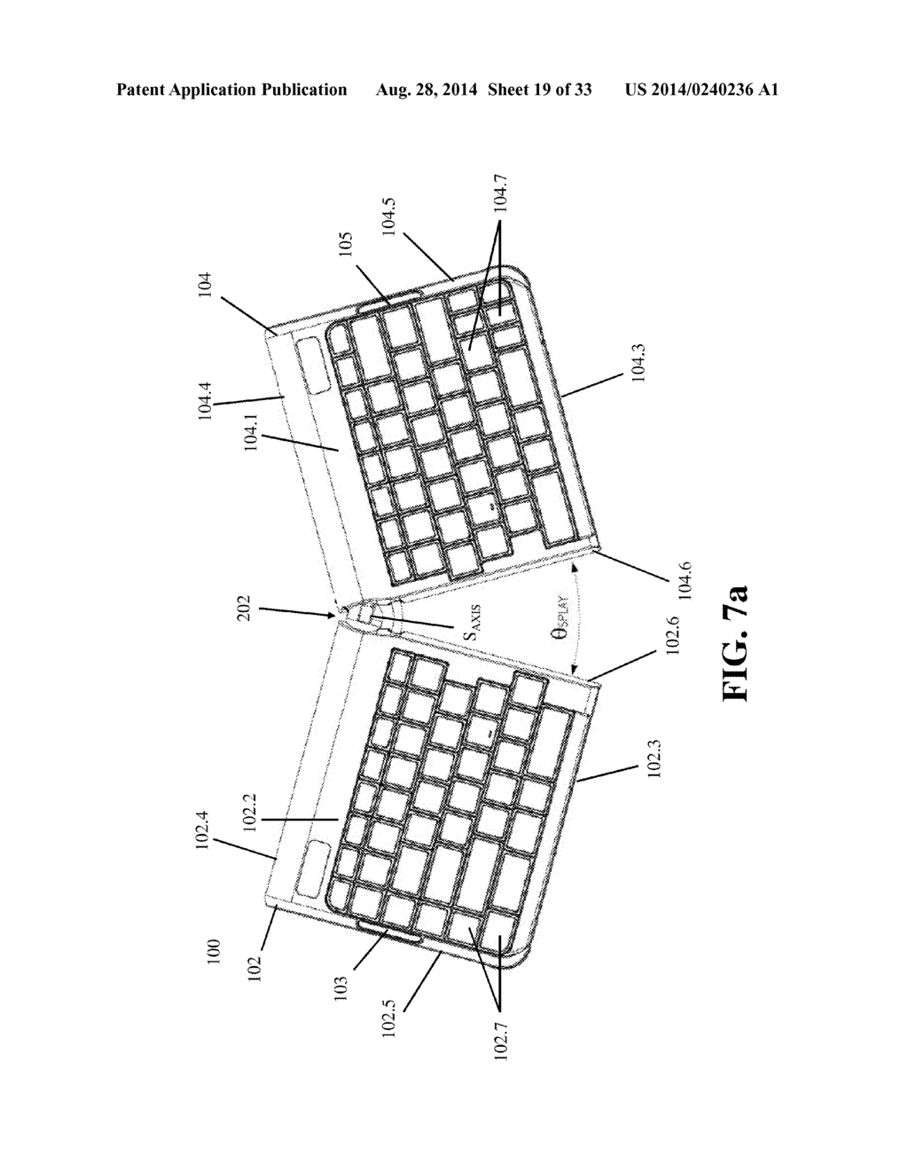 ADJUSTABLE ERGONOMIC KEYBOARD - diagram, schematic, and image 20