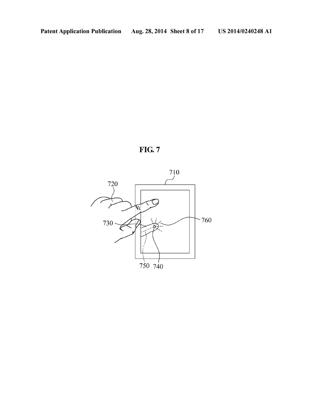 APPARATUS AND METHOD FOR RECOGNIZING PROXIMITY MOTION USING  SENSORS - diagram, schematic, and image 09