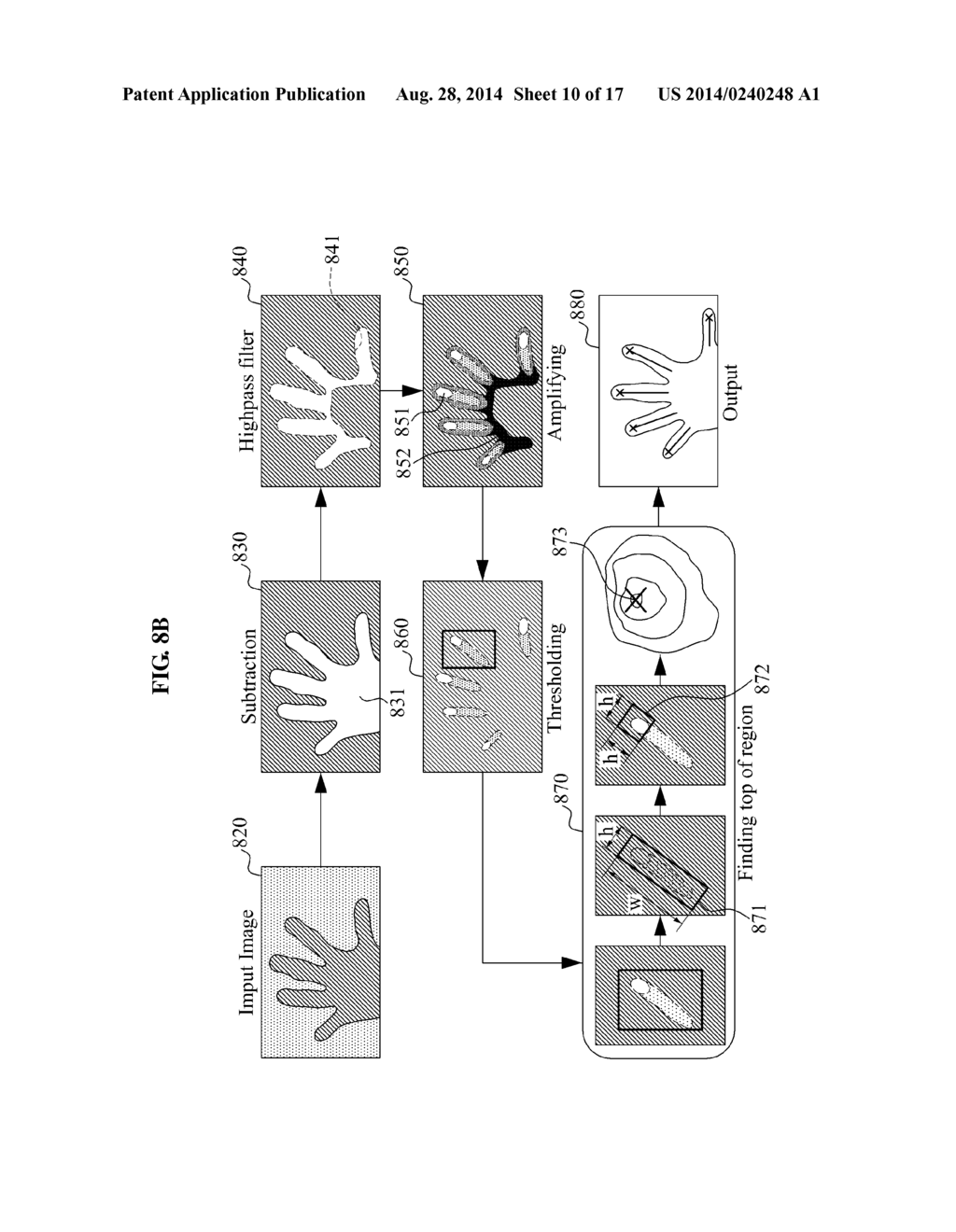 APPARATUS AND METHOD FOR RECOGNIZING PROXIMITY MOTION USING  SENSORS - diagram, schematic, and image 11