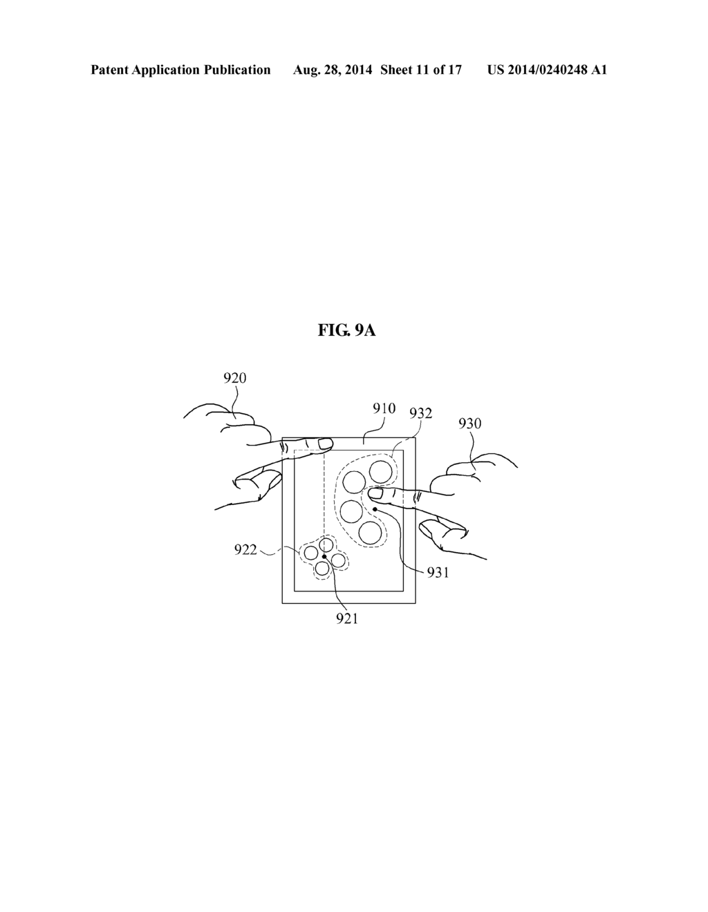 APPARATUS AND METHOD FOR RECOGNIZING PROXIMITY MOTION USING  SENSORS - diagram, schematic, and image 12