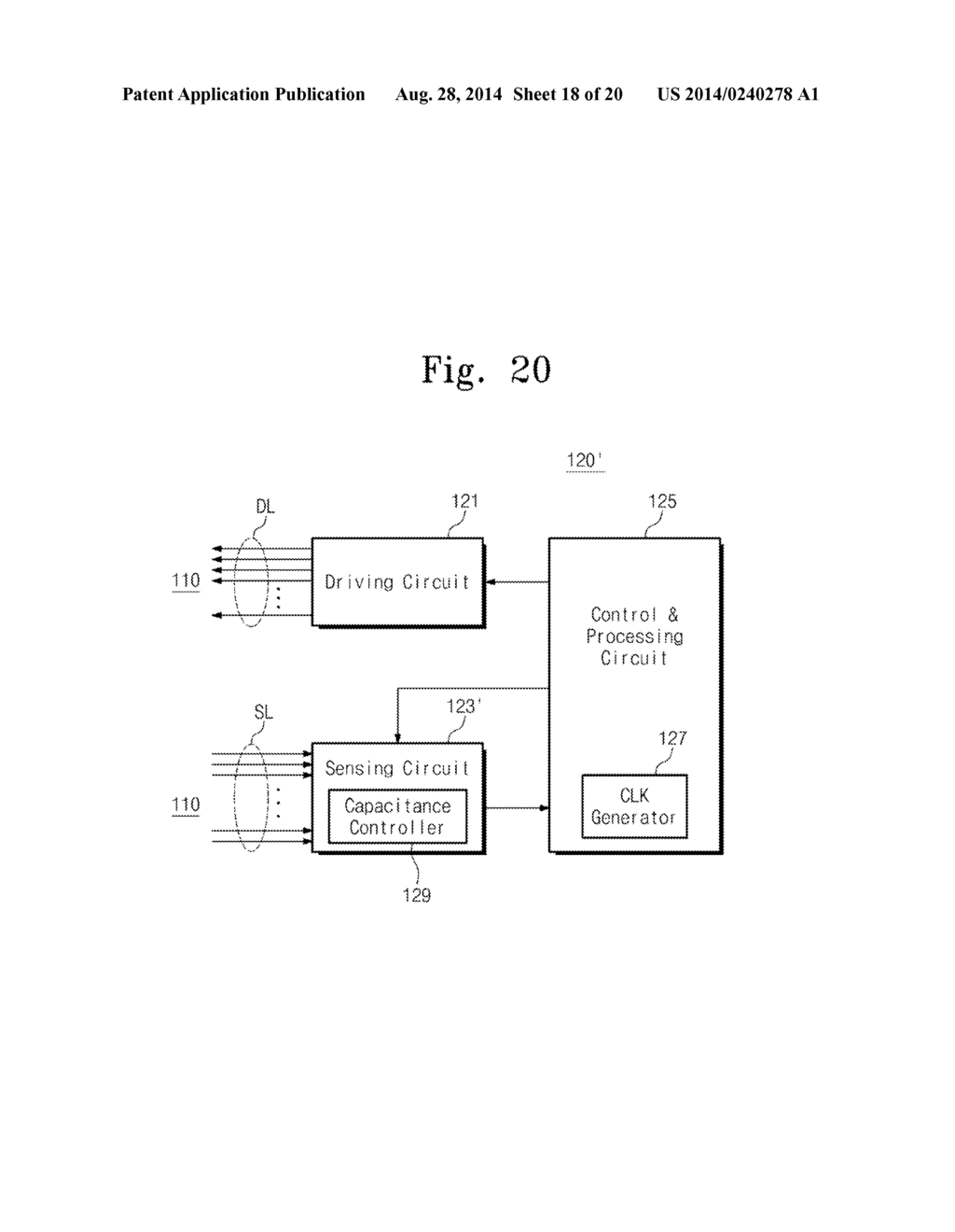 OPERATIONAL AMPLIFIER AND TOUCH SENSING APPARATUS INCLUDING THE SAME - diagram, schematic, and image 19