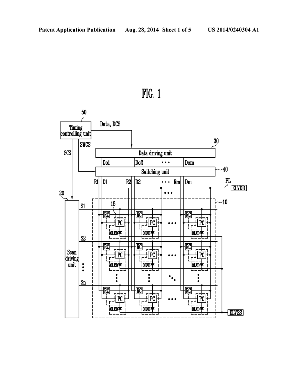 ORGANIC LIGHT EMITTING DISPLAY AND DRIVING METHOD THEREOF - diagram, schematic, and image 02