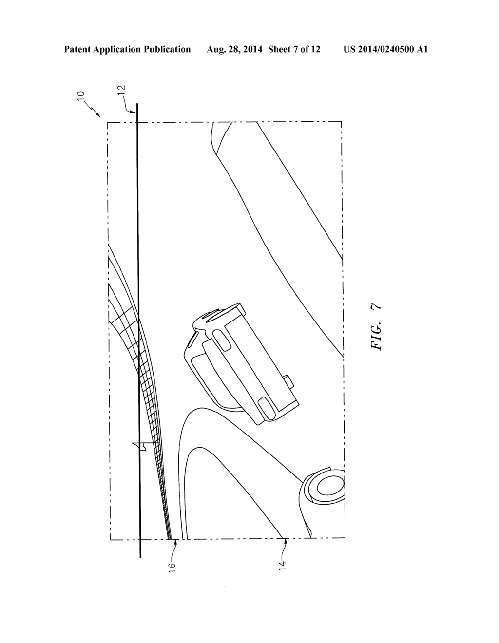 SYSTEM AND METHOD FOR ADJUSTING AN IMAGE FOR A VEHICLE MOUNTED CAMERA - diagram, schematic, and image 08