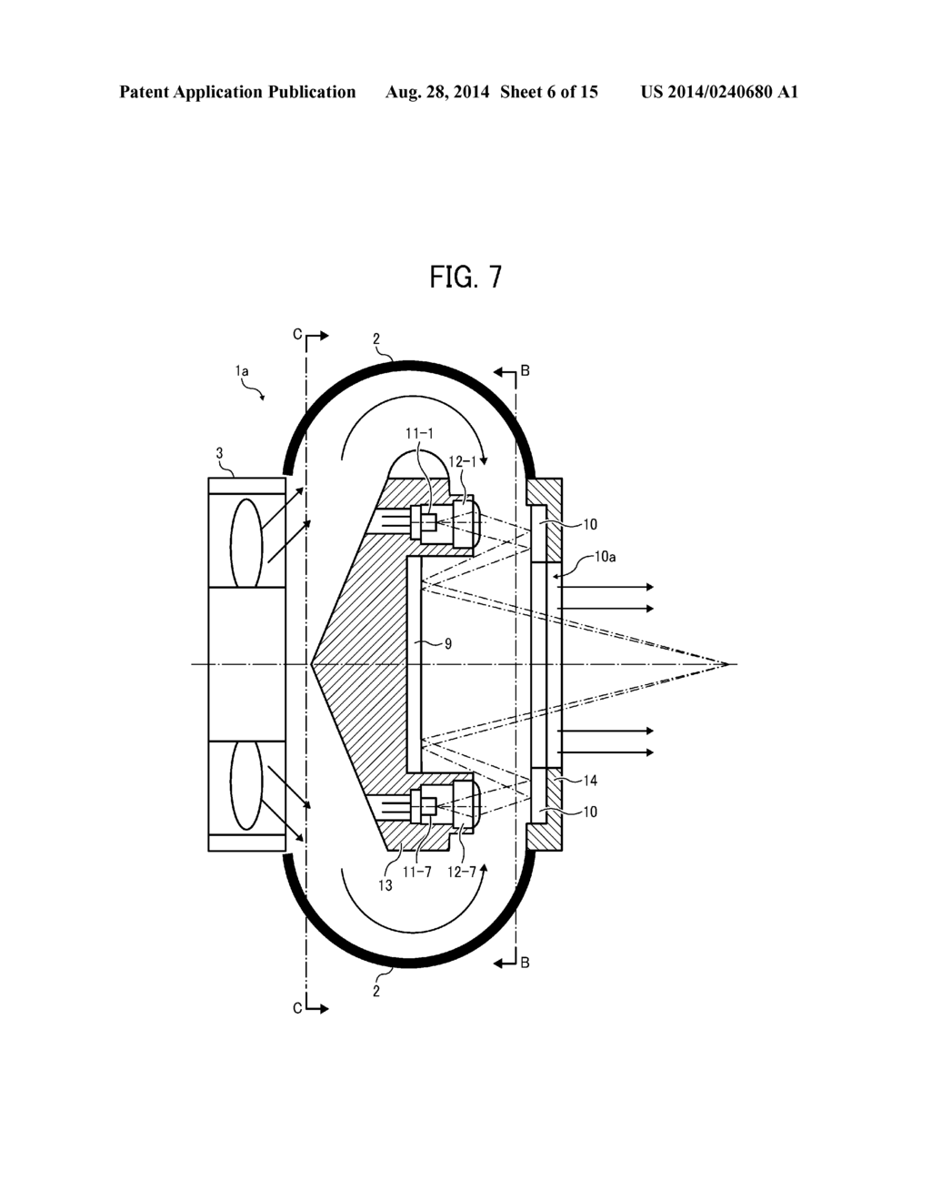 LIGHT SOURCE UNIT AND IMAGE PROJECTION APPARATUS INCLUDING LIGHT SOURCE     UNIT - diagram, schematic, and image 07