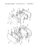 Electronic Device Having a Display and Method for Manufacture diagram and image