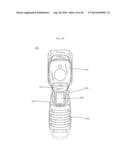 TEST AND MEASUREMENT DEVICE WITH A PISTOL-GRIP HANDLE diagram and image