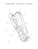 TEST AND MEASUREMENT DEVICE WITH A PISTOL-GRIP HANDLE diagram and image