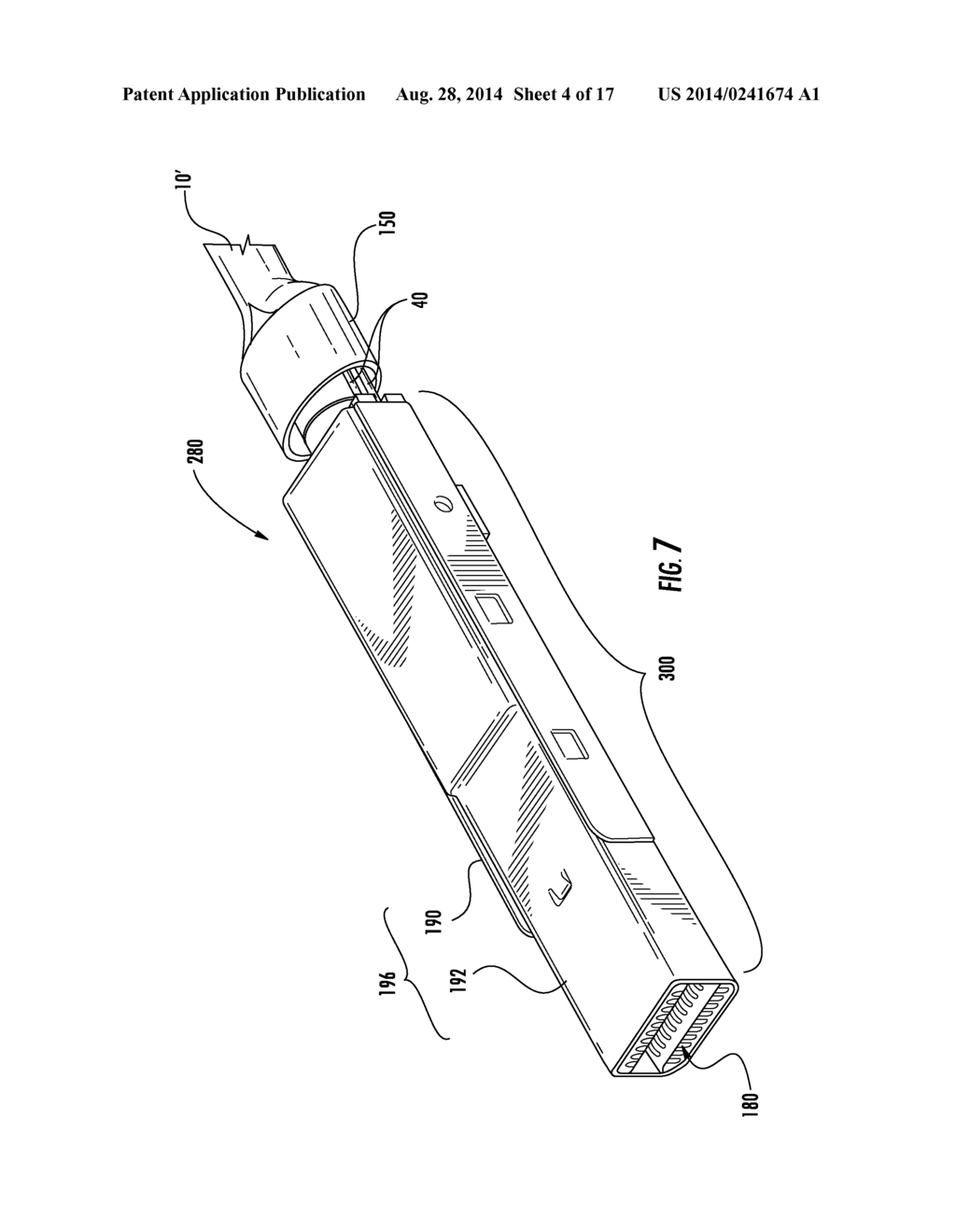 CABLE ASSEMBLY WITH CABLE ATTACH STRUCTURE HAVING OFF-AXIS FIBER ROUTING - diagram, schematic, and image 05