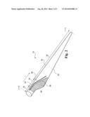 METHOD FOR RETROFITTING VORTEX GENERATORS ON A WIND TURBINE BLADE diagram and image