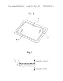 MEMBER FOR VEHICLE AND MANUFACTURING PROCESS FOR THE SAME diagram and image