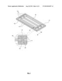 COMPOSITE SEPARATOR FOR POLYMER ELECTROLYTE MEMBRANE FUEL CELL AND METHOD     FOR MANUFACTURING THE SAME diagram and image